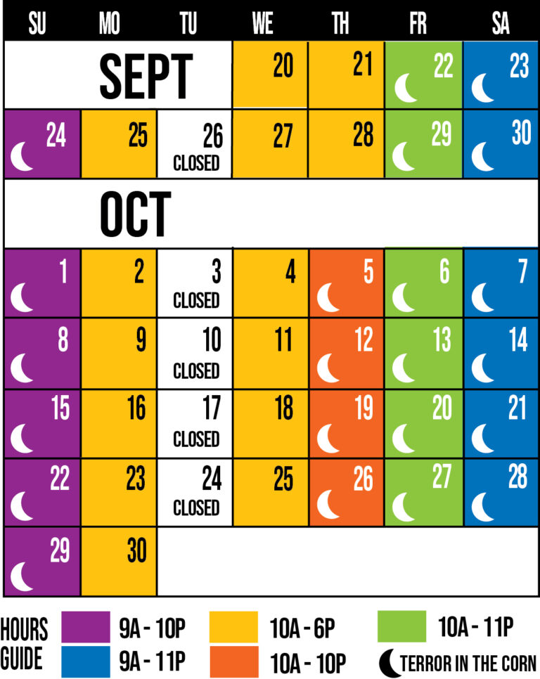 Pricing/Hours Anderson Farms